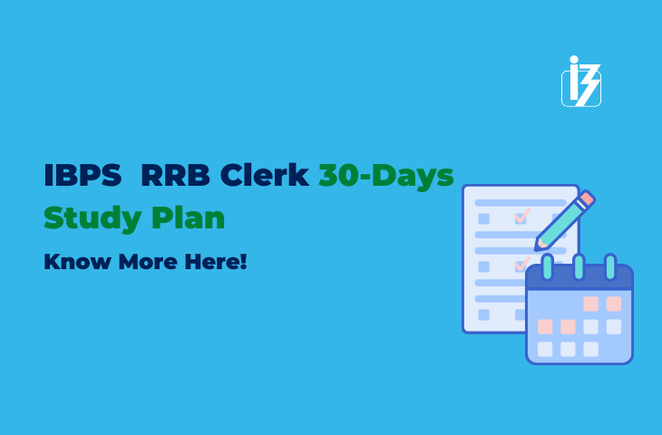 IBPS RRB Clerk 30 days study plan