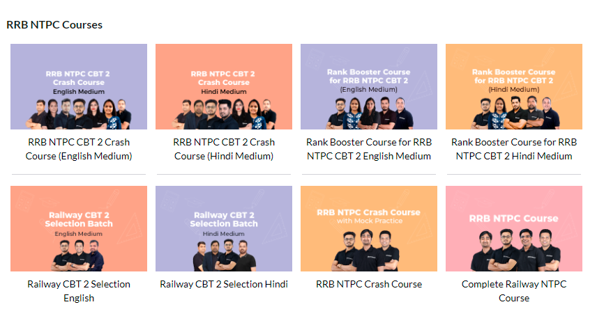 SSC and Railways Preparation - Courses