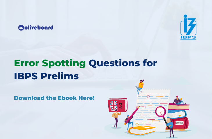 Error Spotting Questions for IBPS