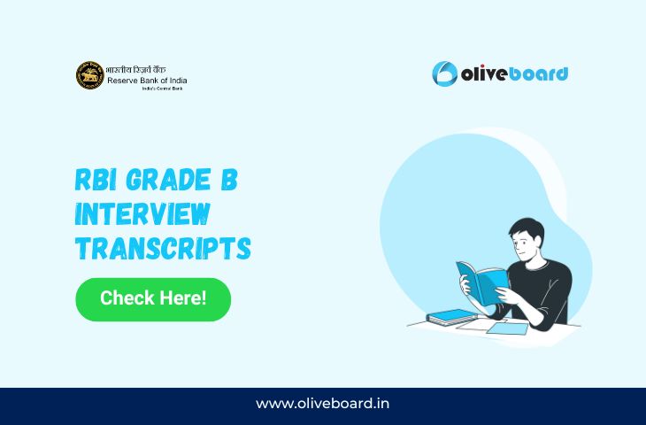 RBI Grade B Interview Transcripts