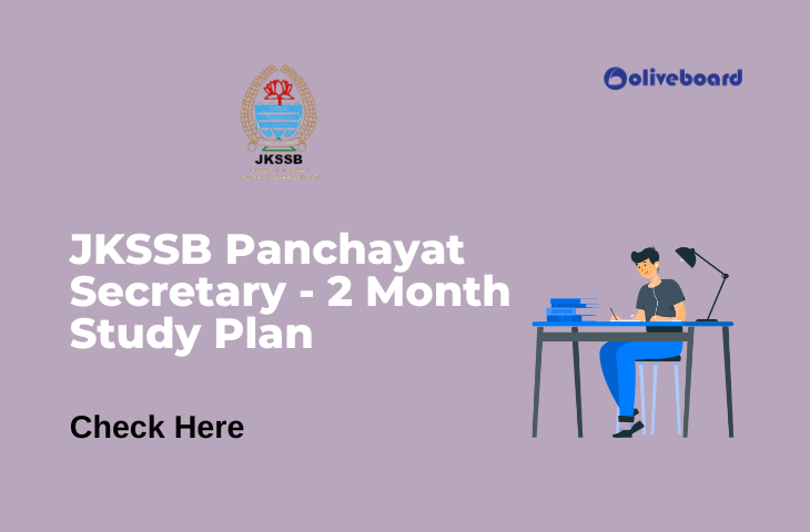 JKSSB Panchayat Secretary - 2 Month Study Plan