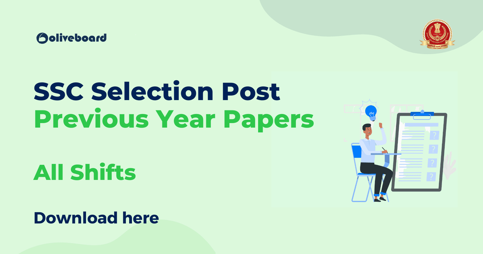 SSC Selection Posts Previous Year Papers