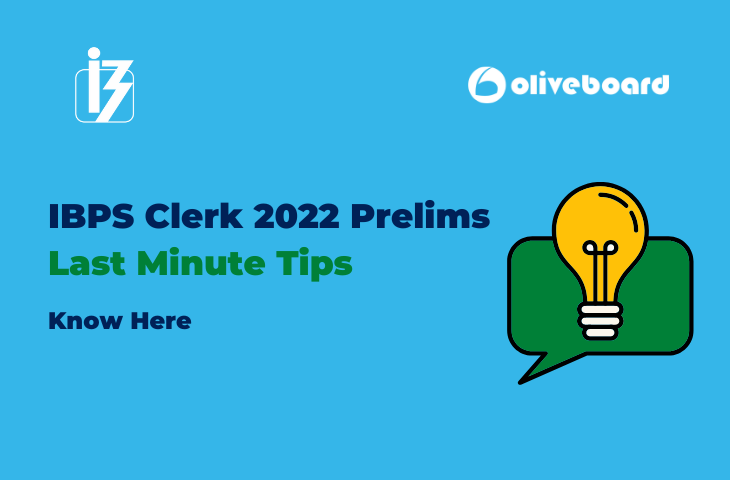 ibps clerk prelims 2022 last minute tips