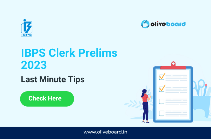 IBPS Clerk Prelims Last Minute Tips