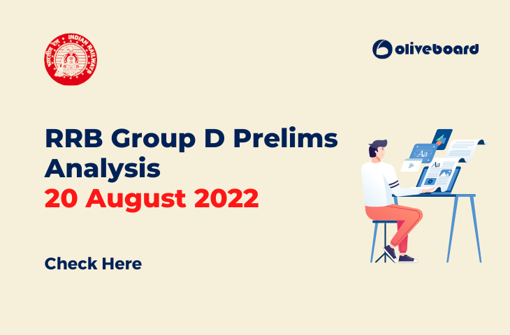 RRB Group D Prelims - 20 August 2022