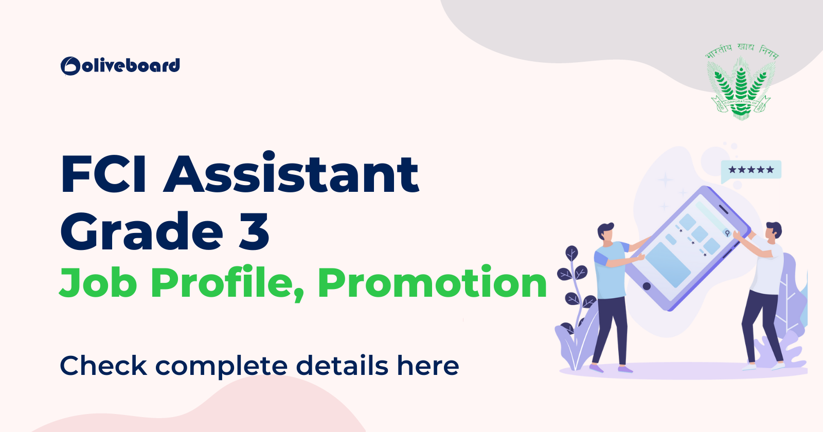 FCI Assistant Grade 3 Job Profile