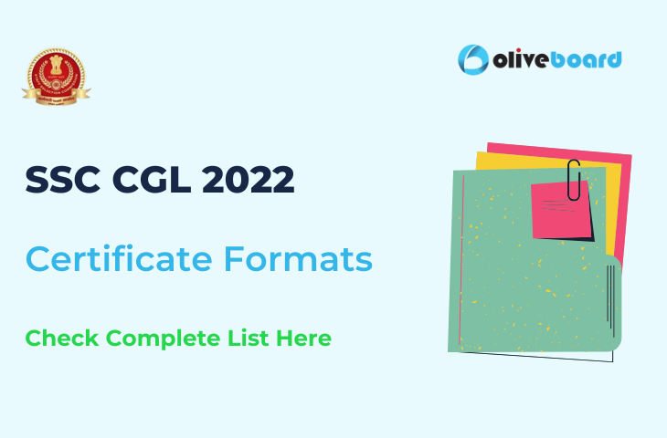 SSC CGL Certificate Format