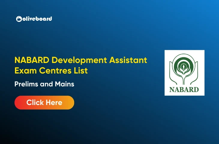 NABARD Development Assistant Exam Centres List