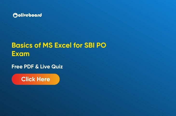 Basics of MS Excel for SBI PO Exam