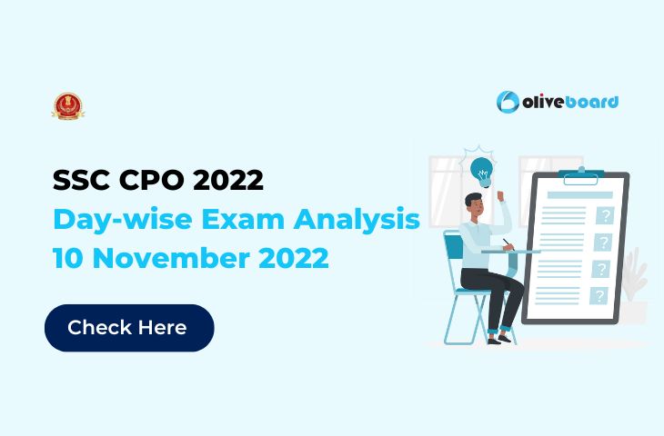 SSC CPO Exam Analysis - 10 November 2022