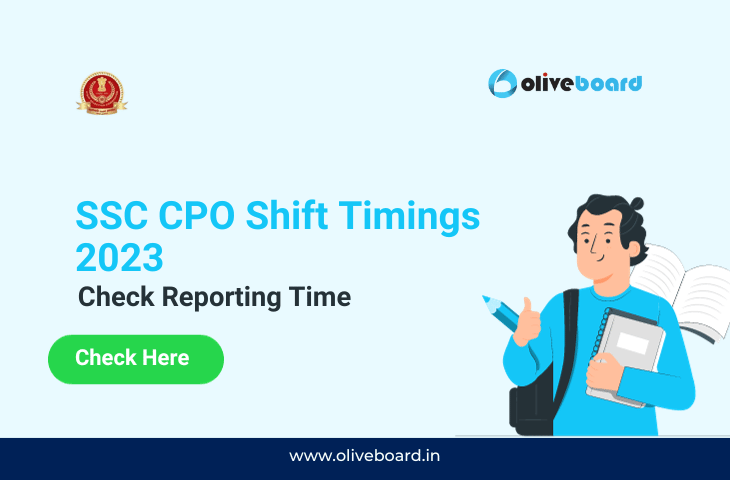 SSC CPO Shift Timings 2023