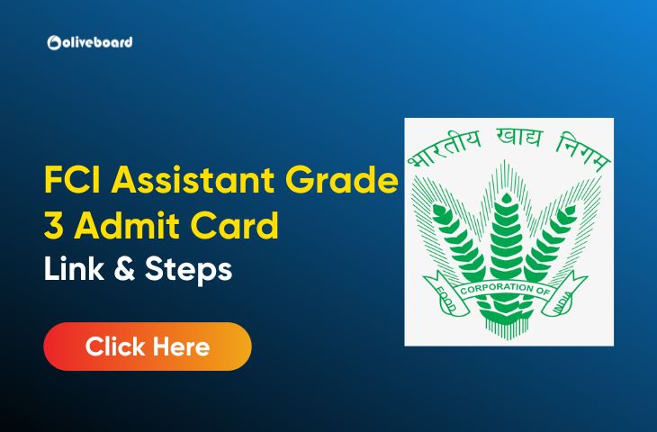 FCI Assistant Grade 3 Admit Card