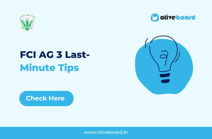 FCI AG 3 Last-minute tips