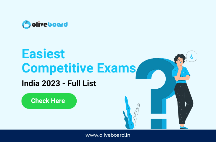 Easiest Competitive Exams India 2023 - Full List