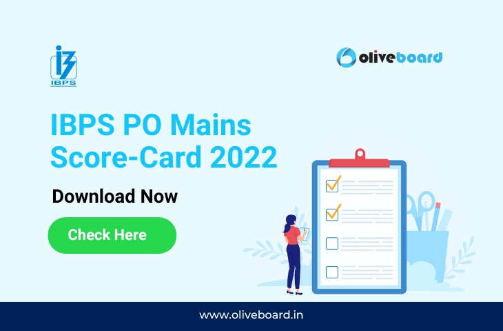 IBPS PO Mains Score Card 2022