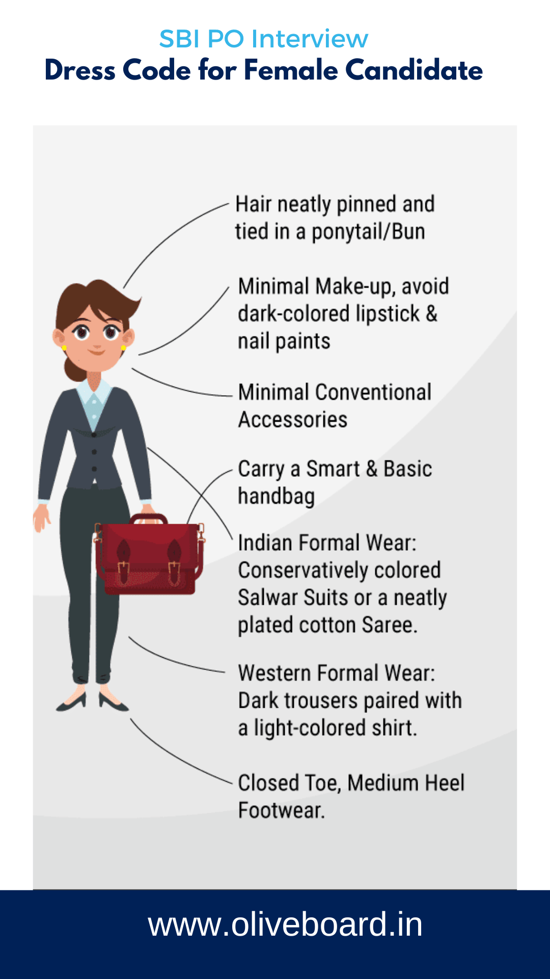 SBI PO Dress code for Female candidate