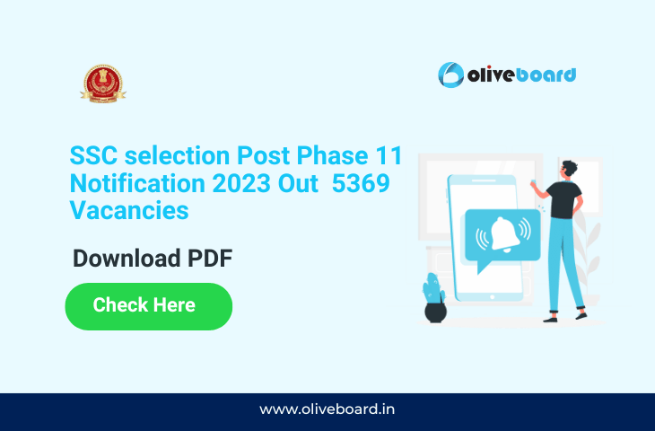 SSC Selection Post Phase 11 Notification 2023