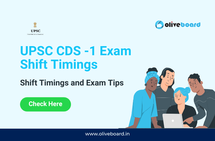 CDS 1 Exam Shift Timings