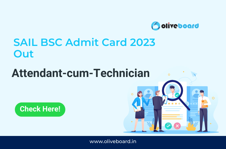 SAIL BSC Admit Card 2023