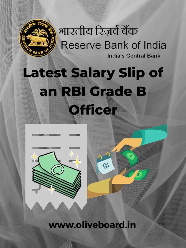Latest Salary Slip of an RBI Grade B Officer