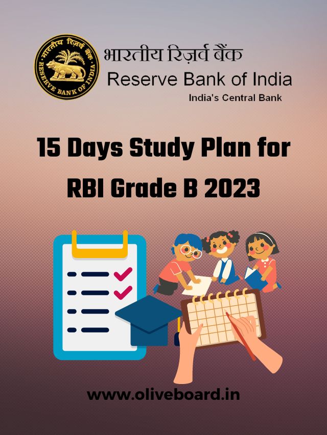 15 Days Study Plan for RBI Grade B