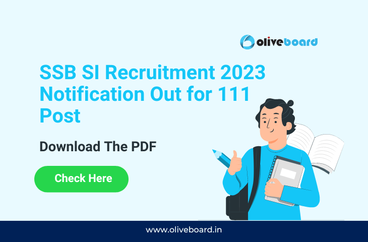 SSB SI Recruitment 2023