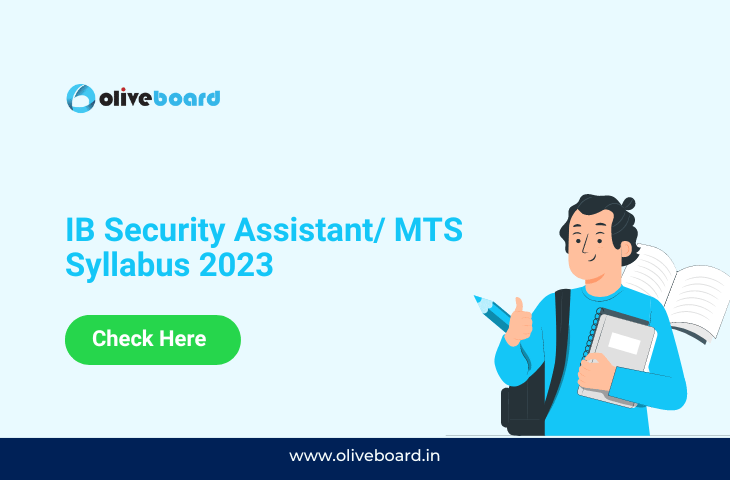 IB Security Assistant/ MTS Syllabus 2023