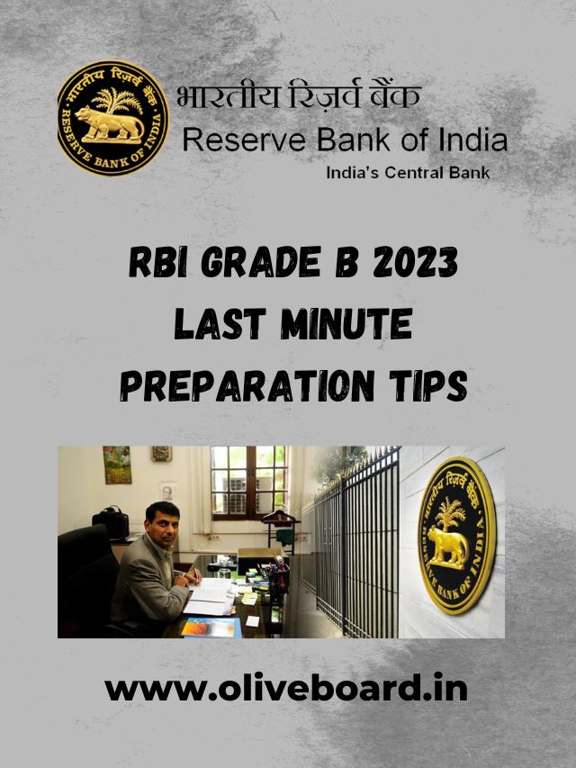 RBI Grade B 2023 Last Minute Preparation Tips