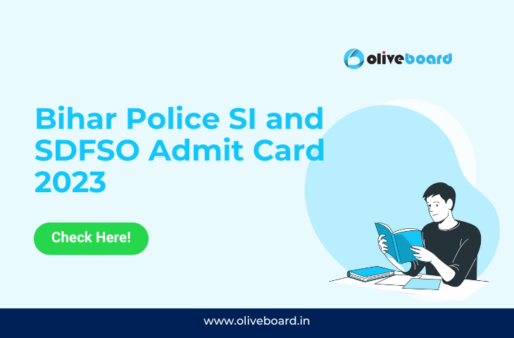 Bihar Police SI and SDFSO Admit Card 2023