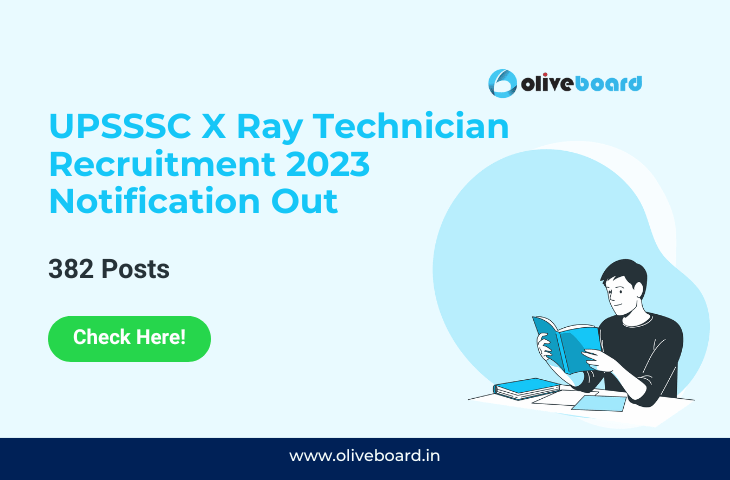 UPSSSC X Ray Technician Recruitment 2023