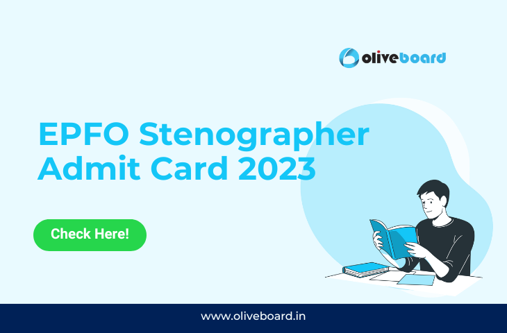 EPFO Stenographer Admit Card 2023