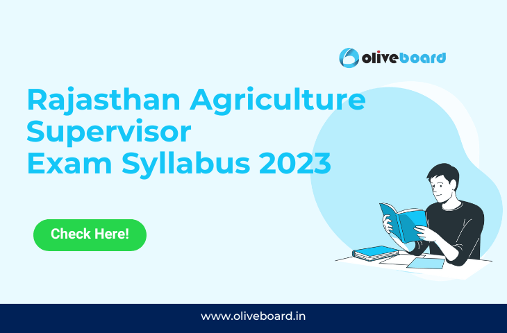Rajasthan Agriculture Supervisor Exam Syllabus 2023