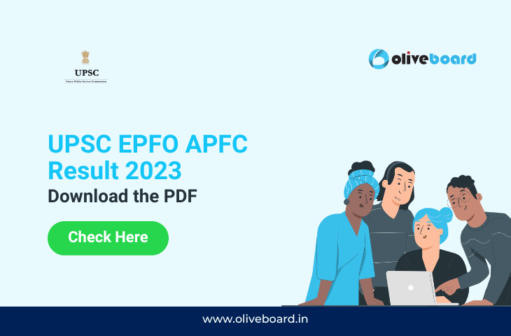 UPSC EPFO APFC Result 2023