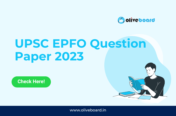 UPSC EPFO Question Paper 2023
