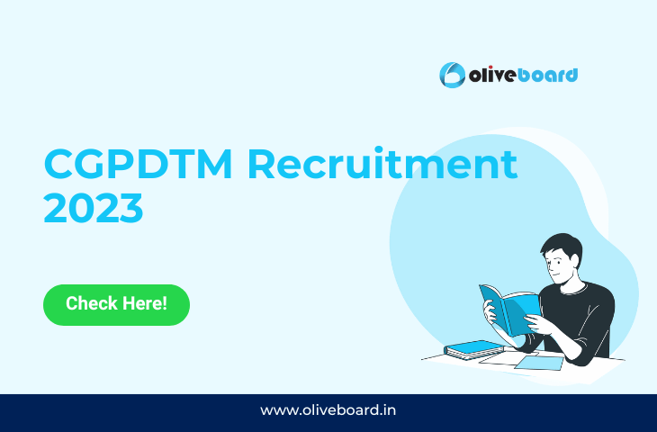 CGPDTM Recruitment 2023