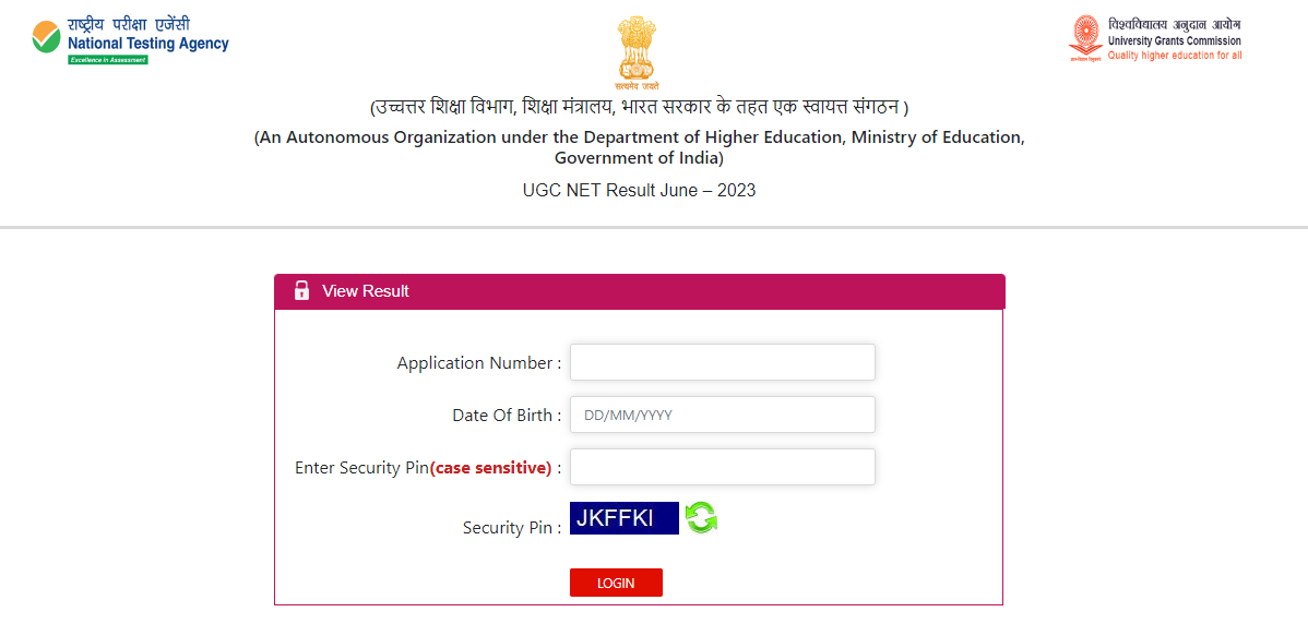 UGC NET Result 2023