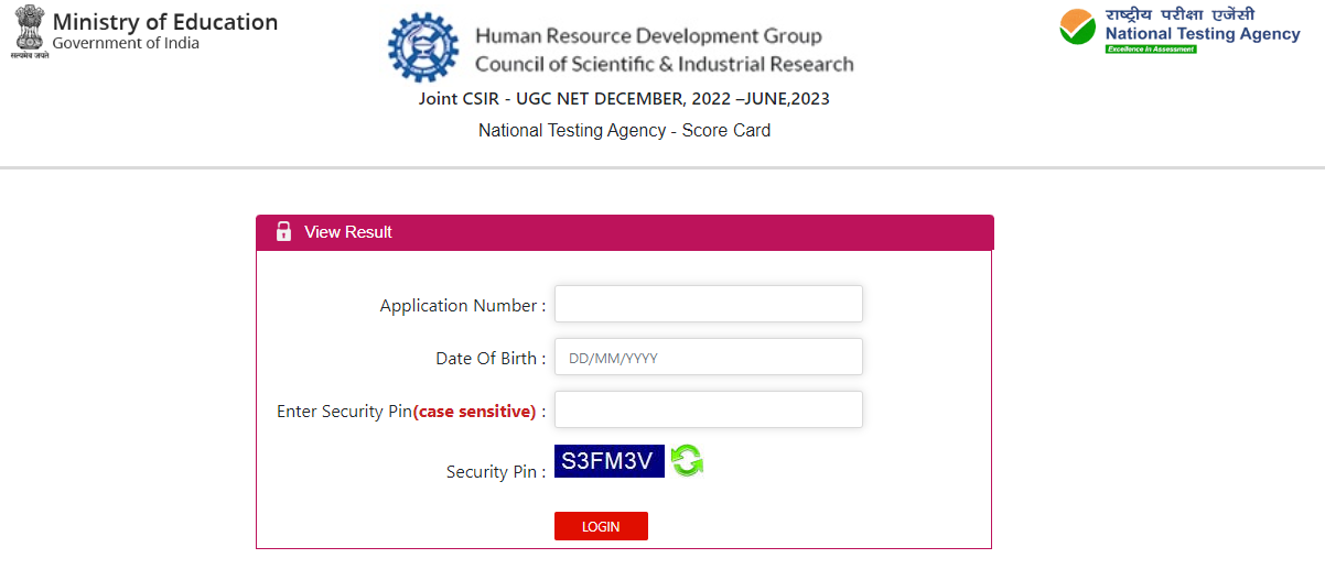 CSIR NET Result 2023