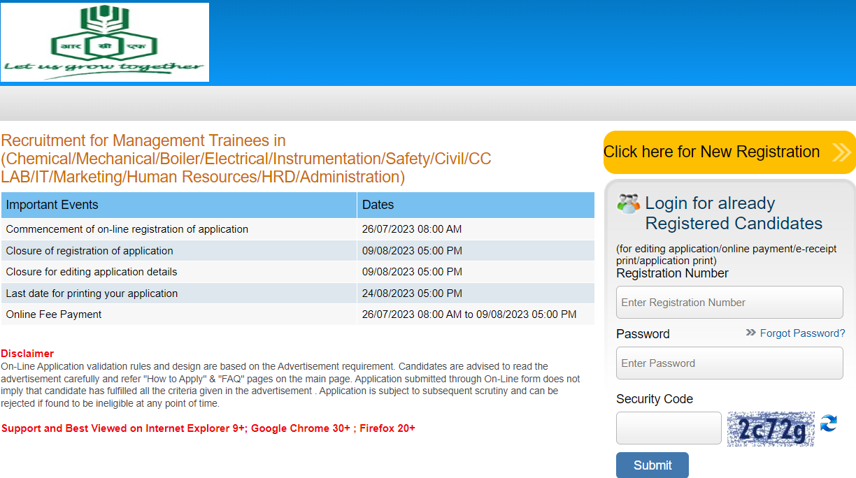 RCFL Recruitment 2023