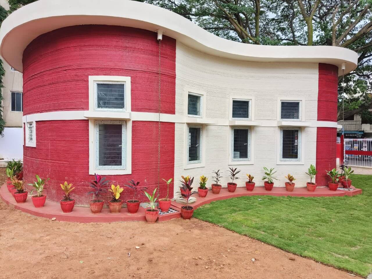 India's First 3D Printed Post Office (Back) in Bengaluru