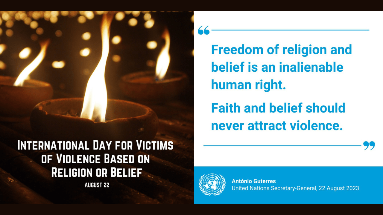 International Day Commemorating the Victims of Acts of Violence Based on Religion or Belief