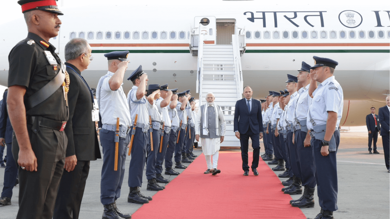 PM Narendra Modi Conferred with Greece's Grand Cross of the Order of Honour