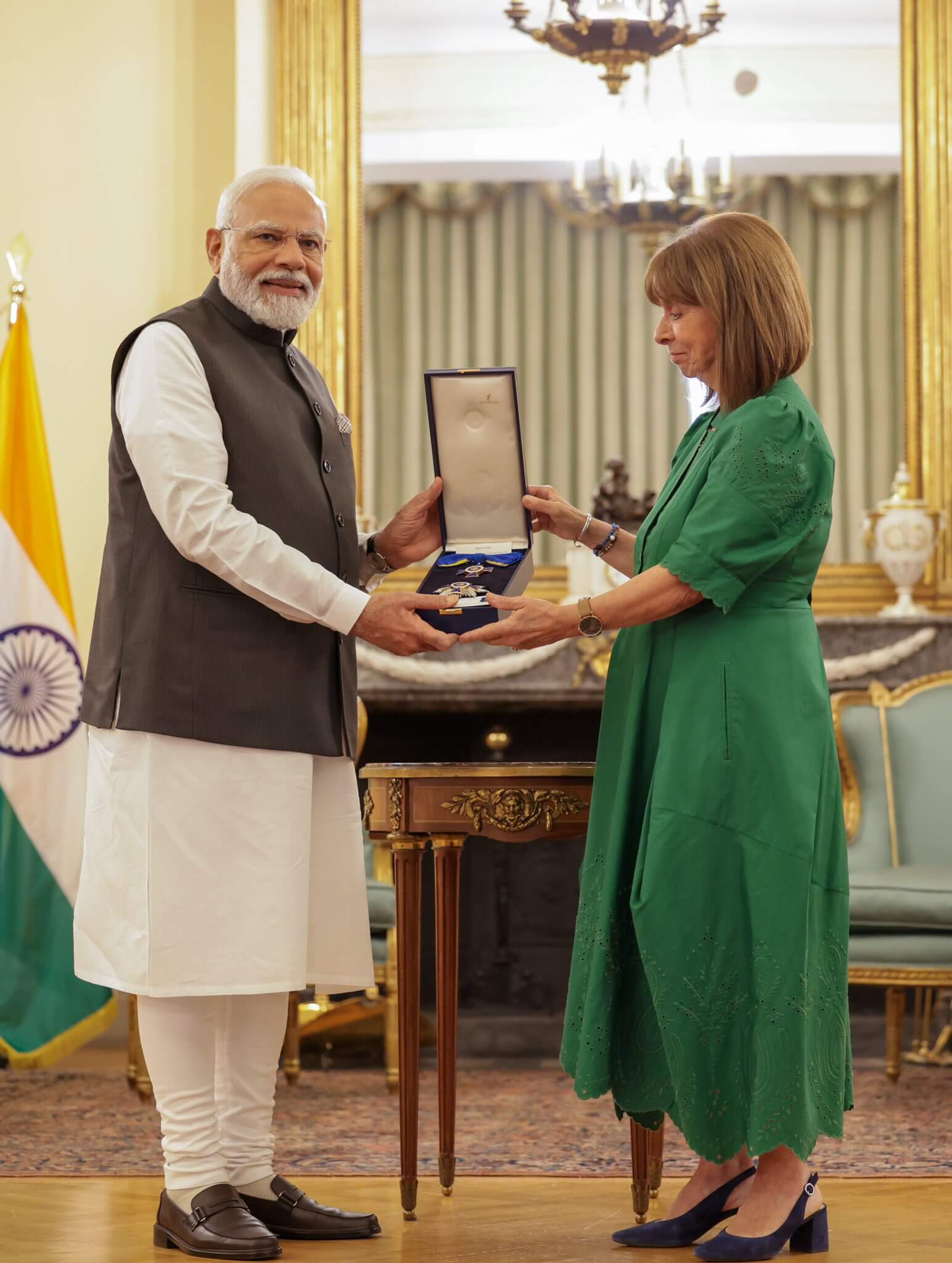 PM Narendra Modi Receives Grand Cross of the Order of Honour