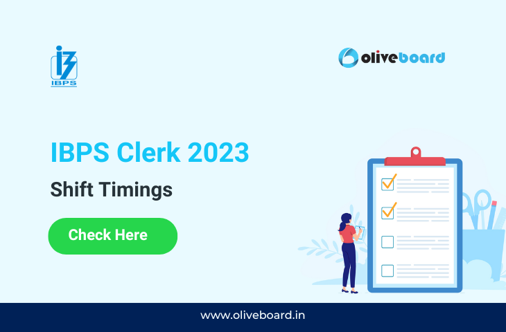 IBPS Clerk Shift Timings