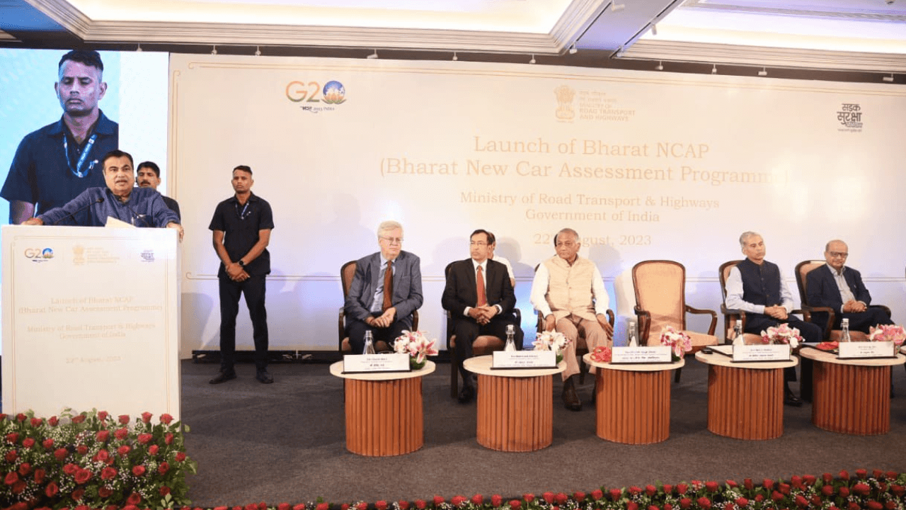 Shri Nitin Gadkari launches Bharat NCAP (New Car Assessment Programme)