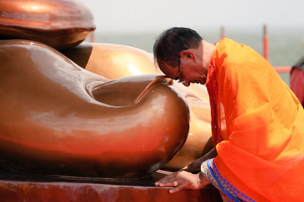 108-Foot Adi Shankaracharya Statue in Omkareshwar Unveiled by Madhya Pradesh Chief Minister Shri Shivraj Singh Chouhan