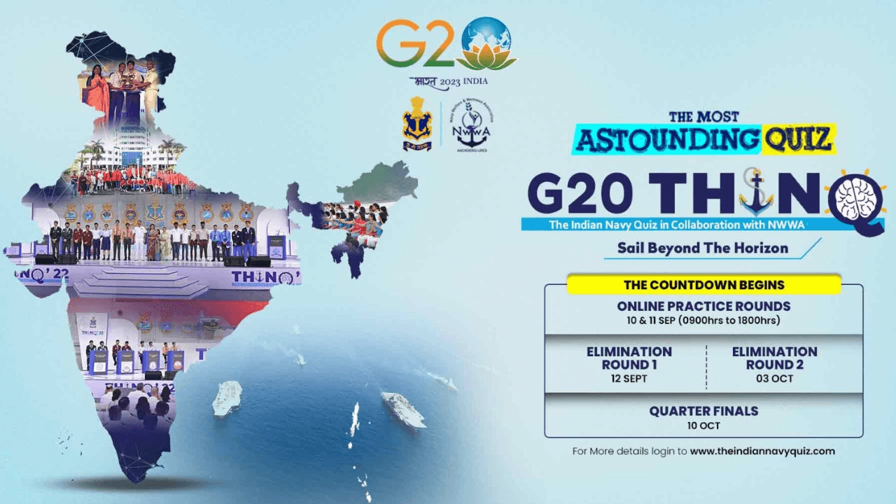 G20 THINQ - The Indian Navy Quiz - Sail Beyond The Horizon