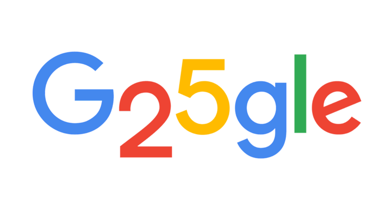 Google Celebrates its 25th Birthday with a Doodle