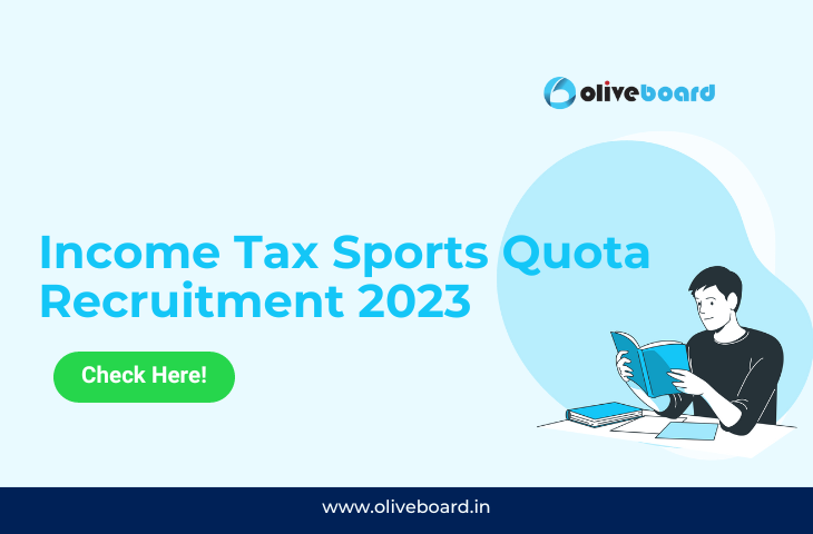 Income Tax Sports Quota Recruitment 2023