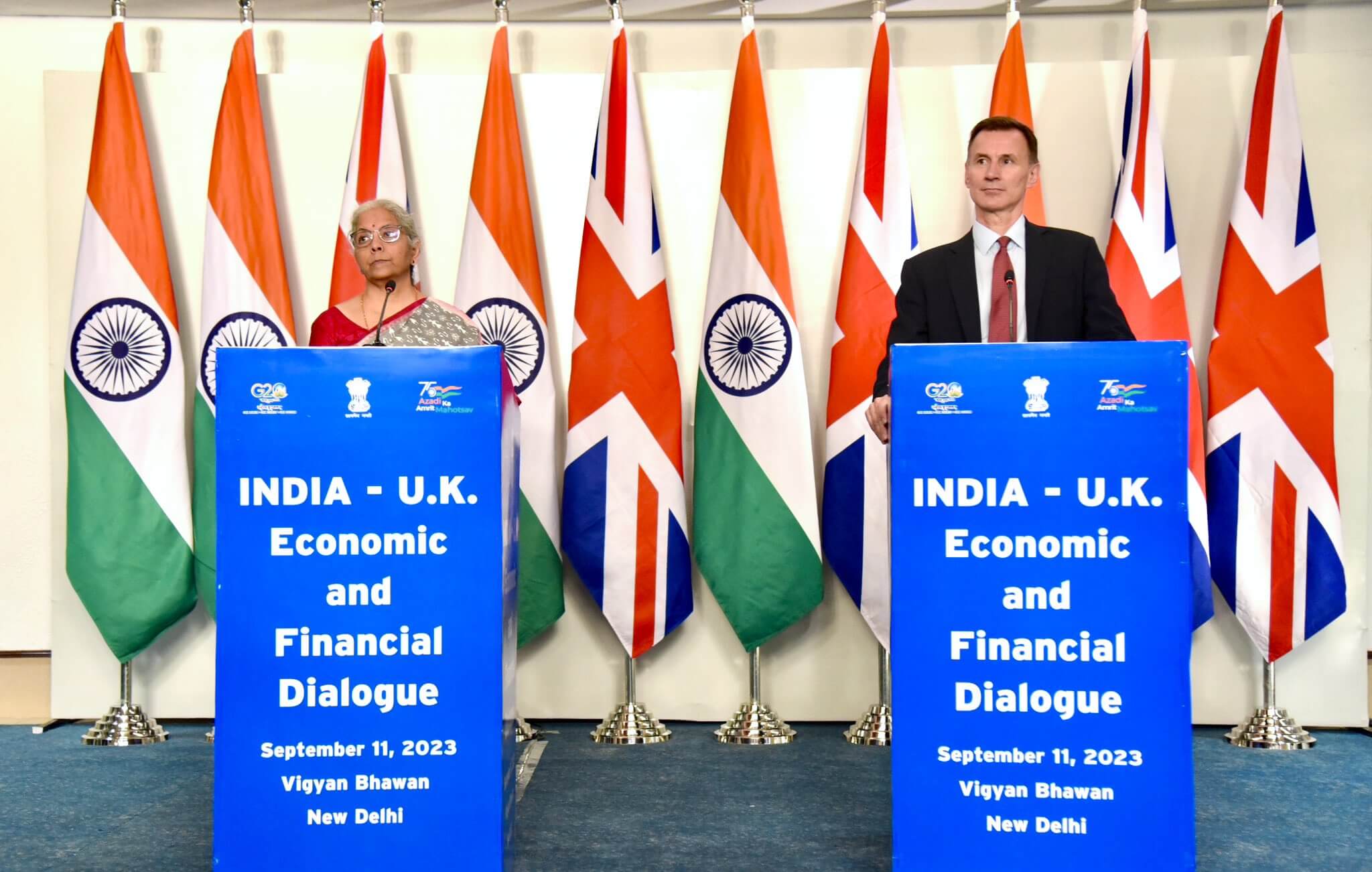 India-UK hold 12th Economic and Financial Dialogue (EFD) in New Delhi