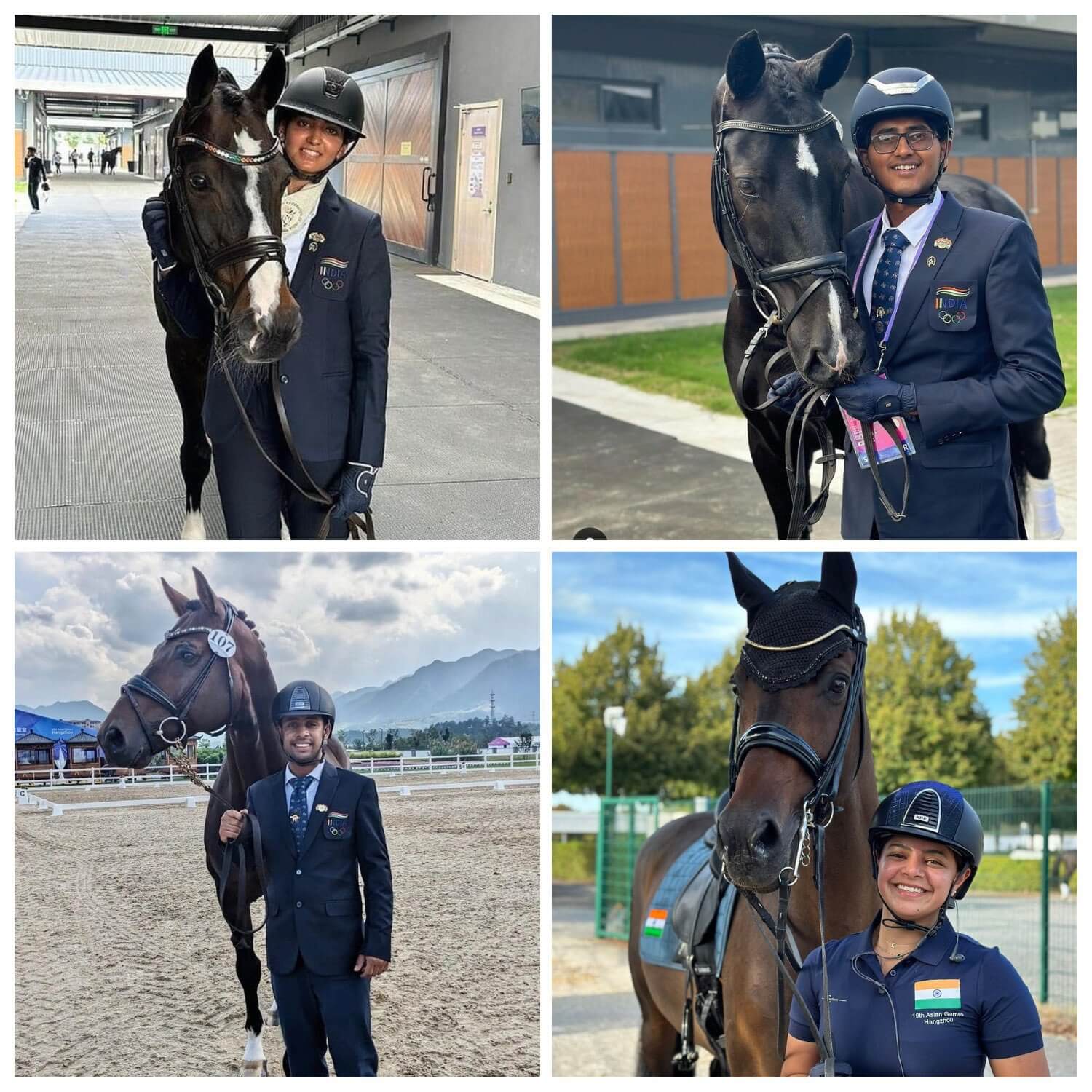 Indian Equestrian Dressage Team